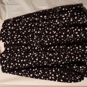 Lane Bryan womens 16 lace up peplum top